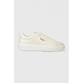 Pepe Jeans sneakers PLS00007 culoarea alb, DOBBIE FENIX