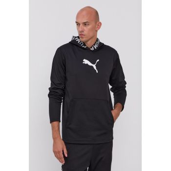 Puma Bluză 520893 bărbați, culoarea negru, cu imprimeu 520893