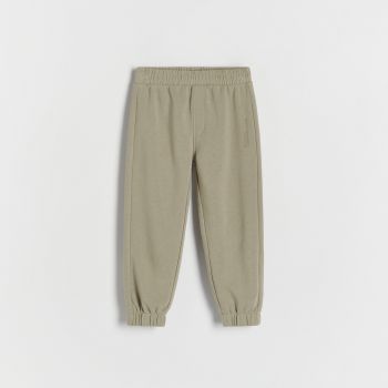 Reserved - Pantaloni jogger din bumbac - Verde