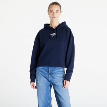 Tommy Jeans Relaxed Essential Logo Hoodie Dark Night Navy