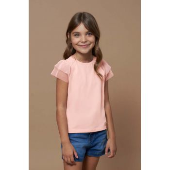 Mayoral tricou de bumbac pentru copii culoarea roz ieftin