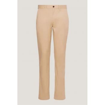 Pantaloni chino slim fit din amestec de bumbac organic Bleecker