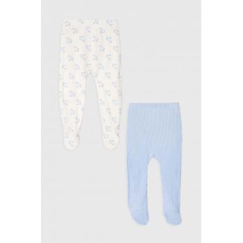 United Colors of Benetton salopete din bumbac pentru bebeluși 2-pack