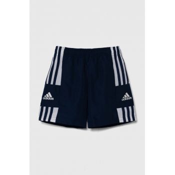 adidas Performance pantaloni scurti copii SQ21 DT SHO Y culoarea albastru marin, talie reglabila