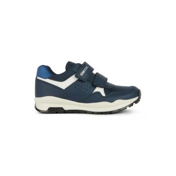 Pantofi sport cu model colorblock si velcro