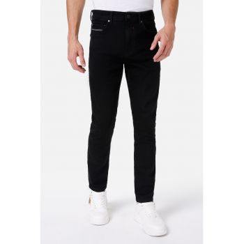 Blugi skinny cu talie medie