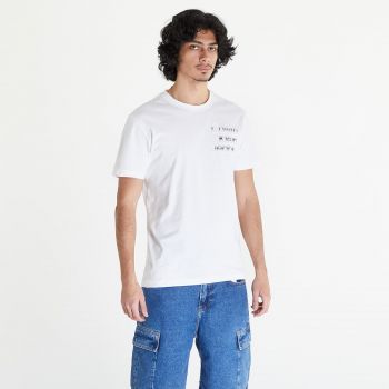 Calvin Klein Jeans Diffused Stacked Short Sleeve Tee Bright White ieftin