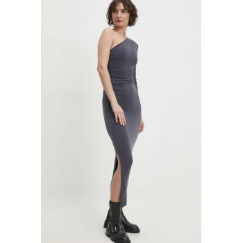 Answear Lab rochie culoarea gri, maxi, mulata