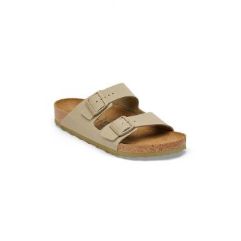 Birkenstock papuci Arizona bărbați, culoarea bej, 1027704 de firma originali