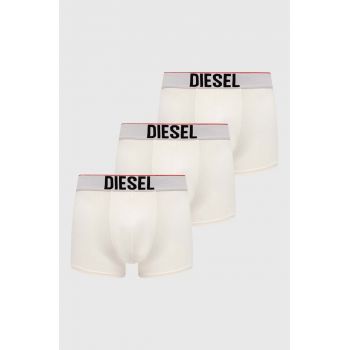 Diesel boxeri 3-pack barbati, culoarea alb