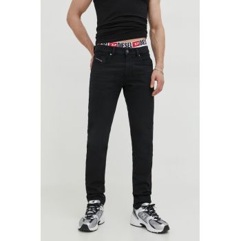 Diesel jeans bărbați, culoarea negru A03558.0KIAJ de firma originali