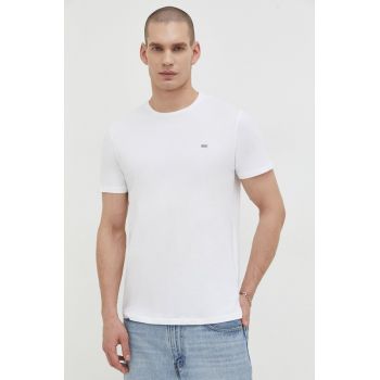 Diesel tricou din bumbac 3-pack bărbați, culoarea alb, uni 00SPDG.0LIAD de firma original