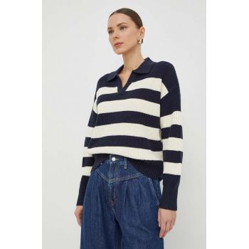 Levi's pulover femei, culoarea albastru marin ieftin