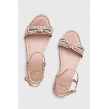 Love Moschino sandale femei, culoarea roz JA1606CG1IJO0604