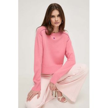 MAX&Co. pulover de casmir culoarea roz