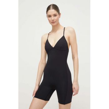 P.E Nation costum de antrenament Freestyle culoarea negru, cu decolteu in v