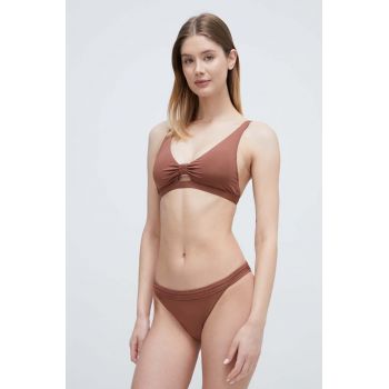 Roxy slip Silky Island culoarea maro ERJX404822