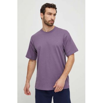 adidas Originals tricou din bumbac bărbați, culoarea violet, uni IP2772 ieftin