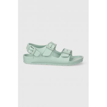 Birkenstock sandale copii Milano EVA Kids culoarea turcoaz de firma originale