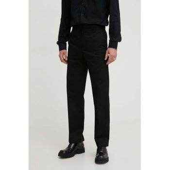 HUGO pantaloni bărbați, culoarea negru, drept 50493929