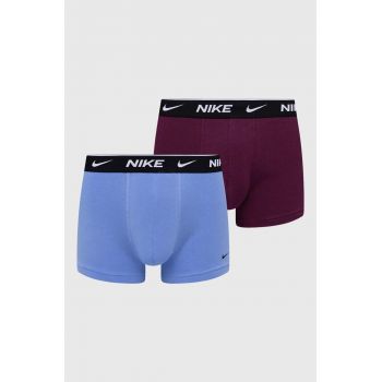 Nike boxeri 2-pack barbati, culoarea verde de firma originali