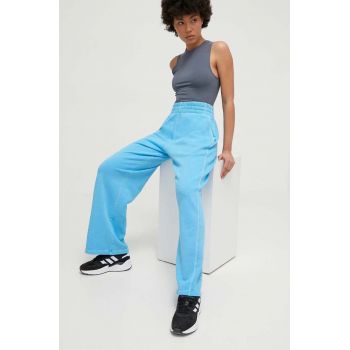 adidas Originals pantaloni de trening din bumbac uni IR6014 ieftin