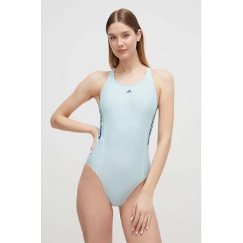 adidas Performance costum de baie dintr-o bucată culoarea turcoaz, cupă moale IS1233