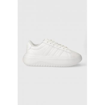 adidas sneakers Grand Court Platform culoarea alb IE1089