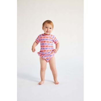 Bobo Choses tricou de înot pentru bebeluși culoarea roz