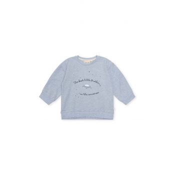 That's mine bluza bebe 005073 Finley Little Brother Sweatshirt culoarea maro, cu imprimeu ieftina