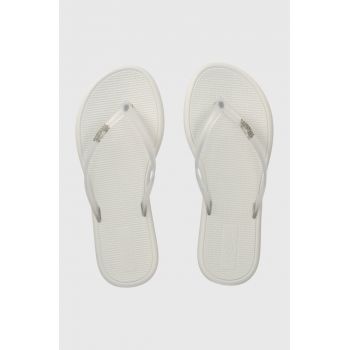 Melissa slapi MELISSA SUN MARINA AD femei, culoarea alb, cu toc plat, M.33910.AN775 de firma originali