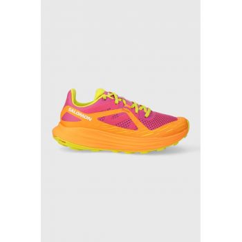 Salomon sneakers Ultra Flow femei, culoarea portocaliu L47525000 de firma originala