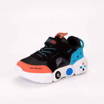 Sneakers Skechers Lil Gametronix 402262N/BKMT Black/Multi la reducere
