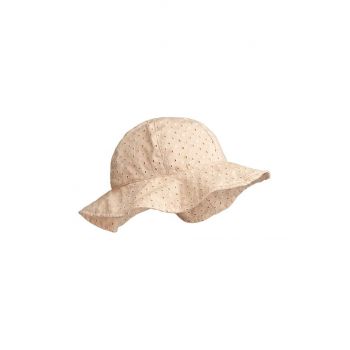 Liewood pălărie din bumbac pentru copii culoarea bej, bumbac de firma originala