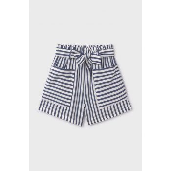 Mayoral pantaloni scurti copii culoarea albastru marin, modelator
