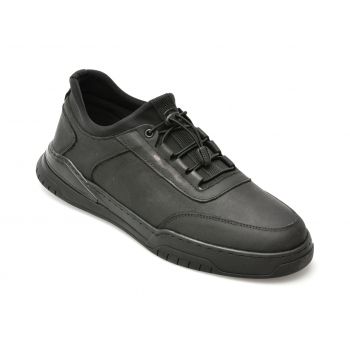 Pantofi GRYXX negri, 55320, din nabuc de firma originali