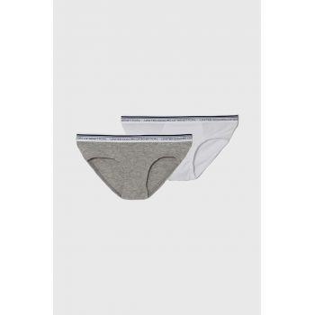 United Colors of Benetton slip copii 2-pack culoarea gri