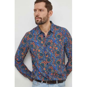 Desigual camasa barbati, cu guler clasic, regular