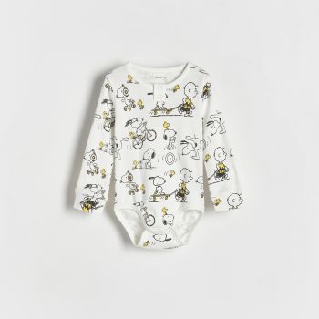 Reserved - Babies` body suit - Ivory