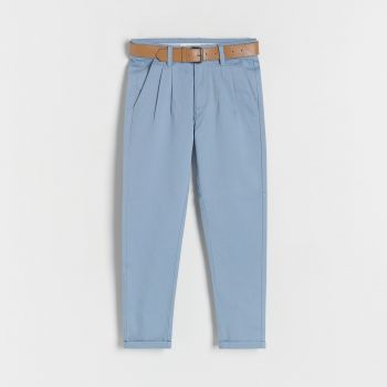 Reserved - Boys` trousers & belt - Albastru