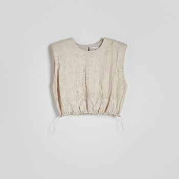 Reserved - Ladies` blouse - Gri deschis