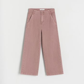 Reserved - Pantaloni din bumbac - Bordo