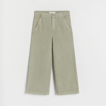 Reserved - Pantaloni din bumbac - Verde