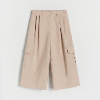 Reserved - Pantaloni tip culotte - Bej