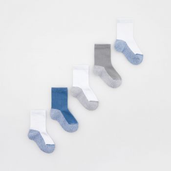 Reserved - Set de 5 perechi de șosete - Albastru