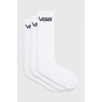 Vans sosete 3-pack barbati, culoarea alb