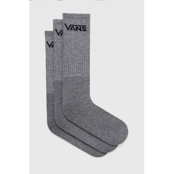 Vans sosete 3-pack barbati, culoarea gri