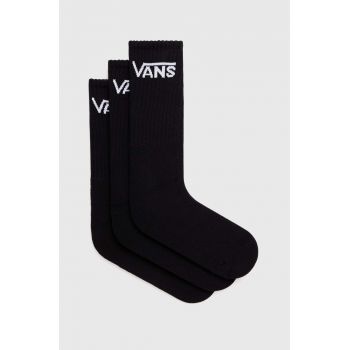 Vans sosete 3-pack barbati, culoarea negru ieftine