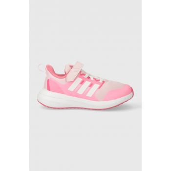adidas sneakers pentru copii FortaRun 2.0 EL K culoarea roz