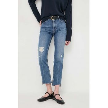 BOSS Orange jeans femei high waist 50512606 de firma originali